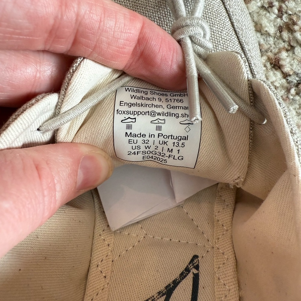 Wildling Barefoot/Minimal Linen Organic Shoes EU 33 - Picture 4 of 5